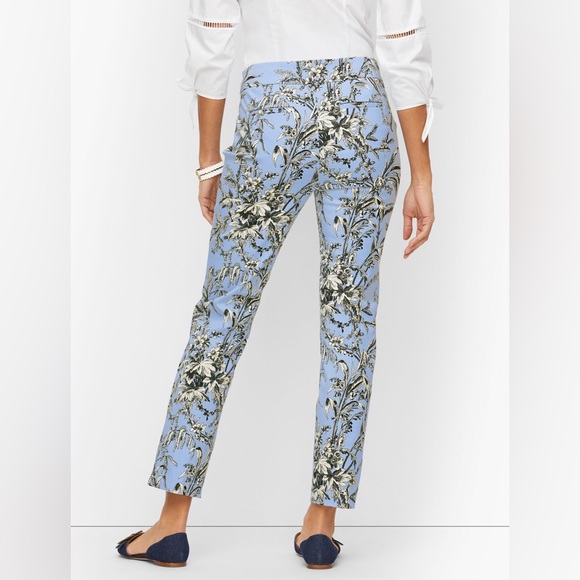 EUC Talbots Chatham Ankle Pants – Etched Toile – Size 10 - Picture 2 of 10